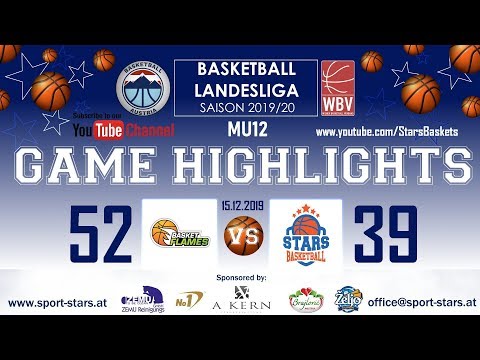 Basket Flames/1 - BC DSG Gumpendorf - STARS/1 Sa., 14.12.2019  52 : 39