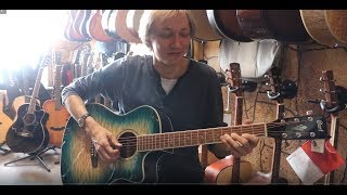 Video thumbnail for Обзор электро-акустической гитары GA-QF-CBB Grand Regal Series by Music Sklad