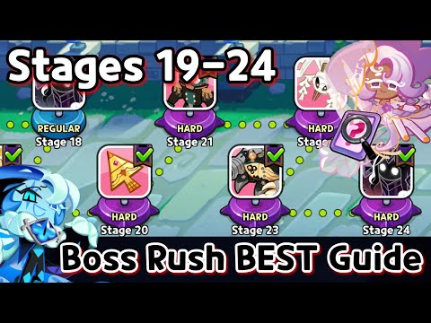 Guide to Stages 19-24 in Boss Rush! | Cookie Run: Kingdom