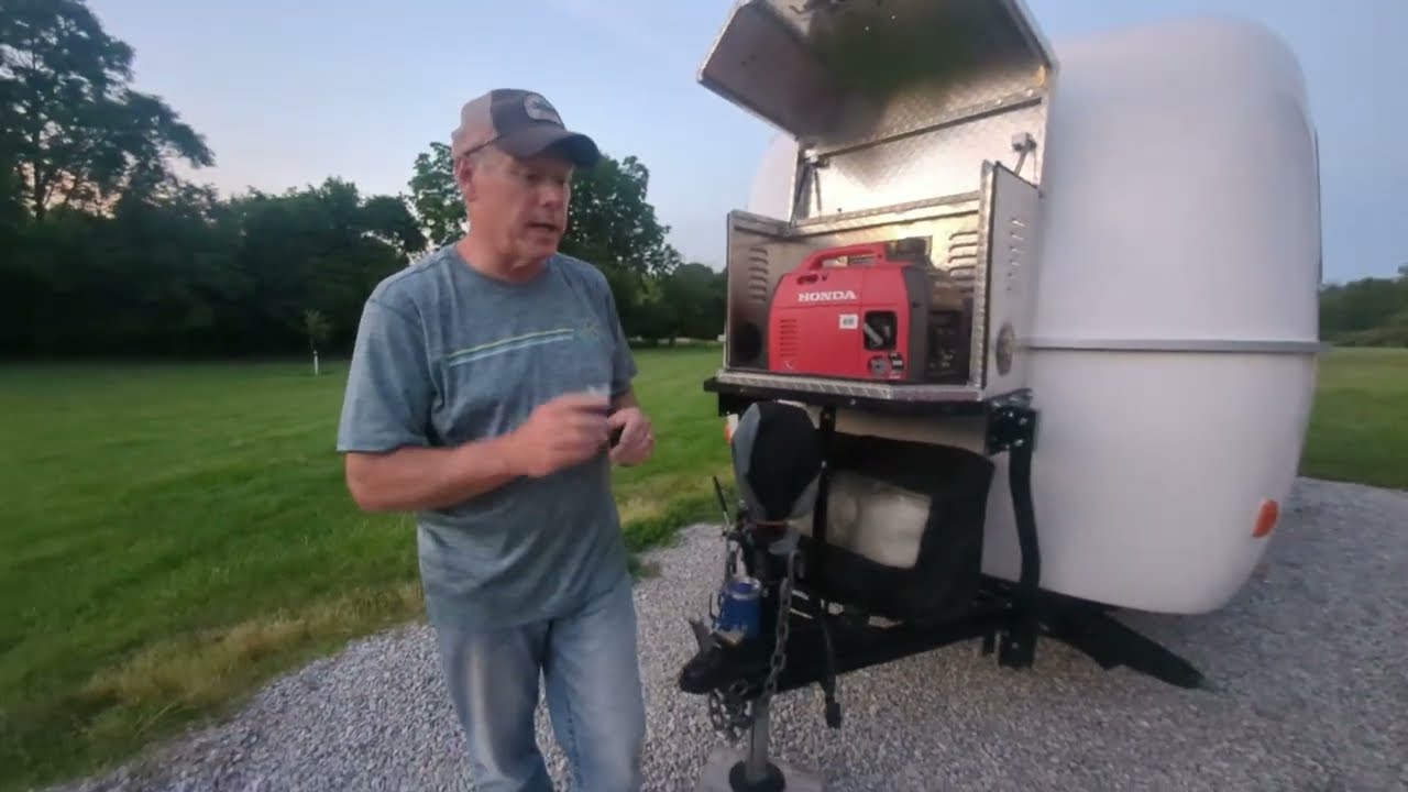 Stromberg Carlson Trailer Tray And Generator Storage Box.