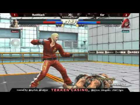 Tekken Casino Vegas 2014 - RunItBlack vs Kor FT5