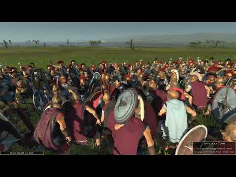 Total War  Rome II : Royal Thorax Swordsmen Vs Silver Shield swordsmen