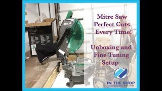 Mitre Saw Unboxing and setup for Fine Tuned Perfect Cuts