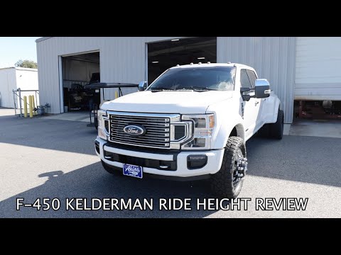 Ride Height KELDERMAN Air Suspension 2022 Ford F-450 Platinum Reserve Edition REVIEW