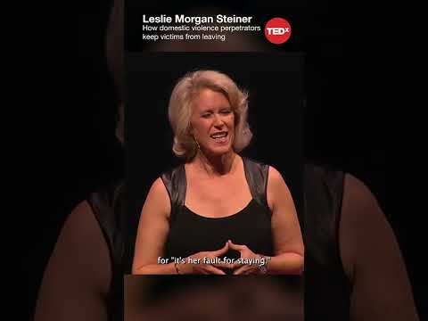 How domestic violence perpetrators keep victims from leaving #shorts #tedx