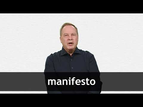 MANIFESTO definition and meaning | Collins English Dictionary
