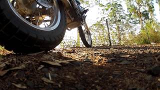 preview picture of video 'AUSTRALIA NORTHCOAST SUZUKI DR650 at a country lookout..'