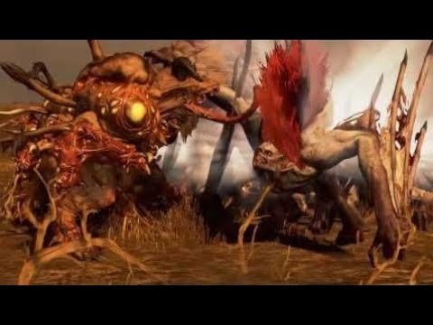 MASSIVE BATTLE - VAMPIRE COUNT VS THE BEASTMAN - TOTAL WAR WARHAMMER