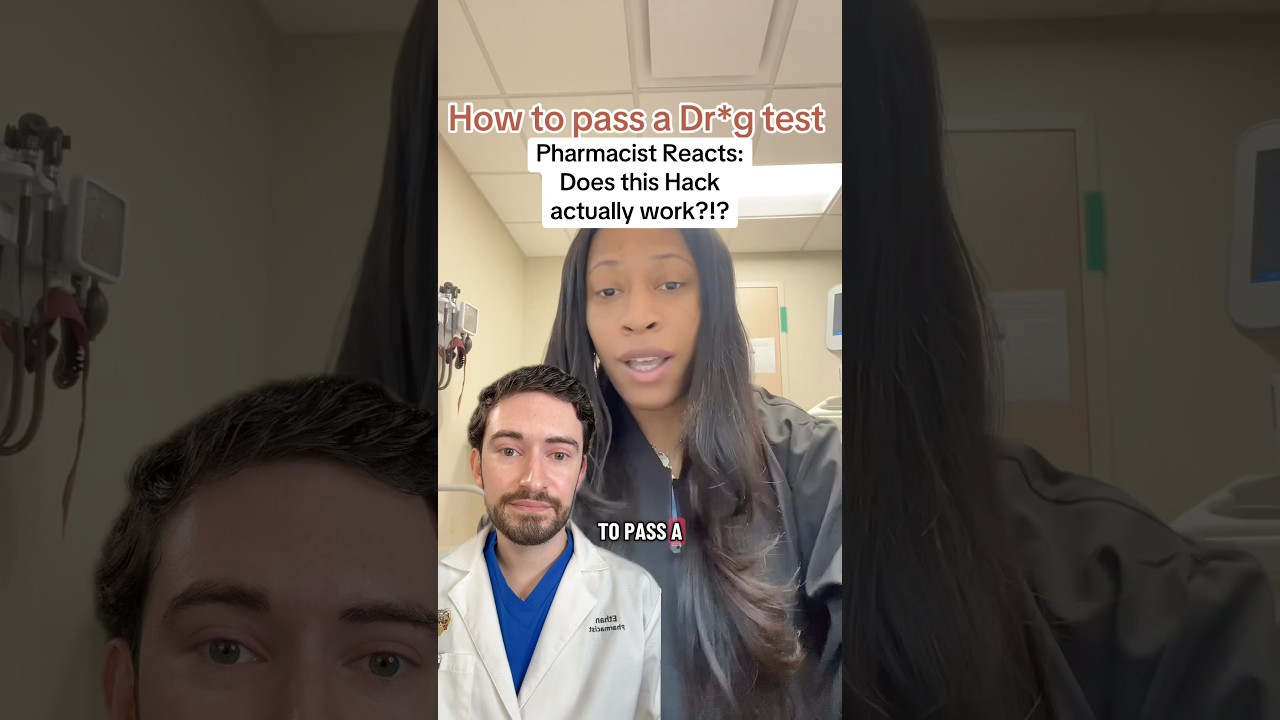 ‼️ HOW TO PASS A DRUG TEST? Pharmacist reviews if this actually works #backgroundchecks #pharmacy