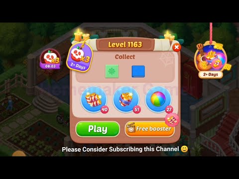 Matchington Mansion Level 1163, Level 1164 & Level 1165 - iOS/ Android