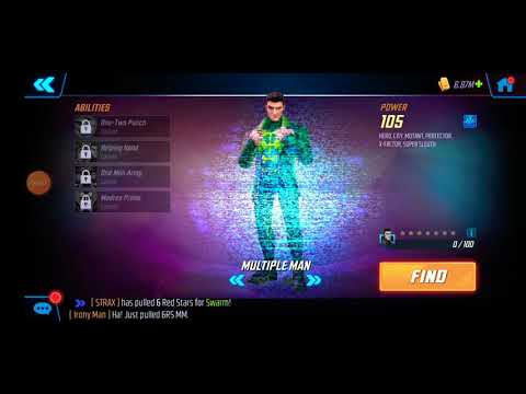 Four 6 Red Star Pulls!!! Multiple Man The most insane Red Star Opening! - Marvel Strike Force
