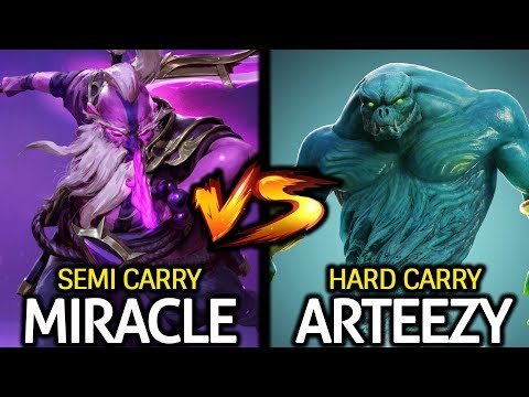 MIRACLE Void Spirit VS ARTEEZY Morphling TOP Pro Carry Battle 7.23 Dota 2