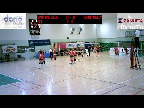 1°Parte Finale Coppa Italia divisione femminile Sporting Club Cervignano vs Udine Volley
