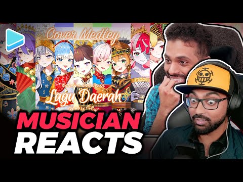 Musicians Reacts to Hololive Indonesia - Indonesian Folk Music Medley 2024 Ver.