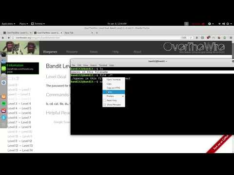 OverTheWire-Wargames-Bandit Level 2 → Level 3