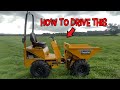 How To Drive A Mini Dumper Thwaites 1 Ton