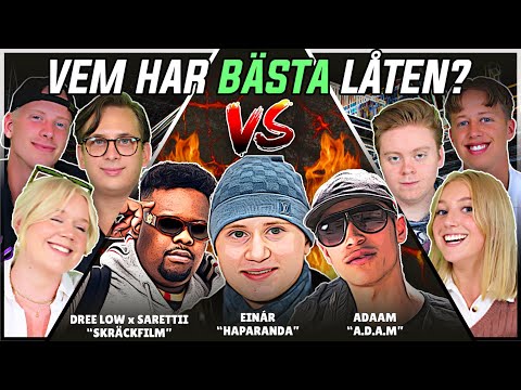 VEM HAR BÄSTA LÅTEN? (Einar, Dree Low, Adaam) | Swedish Rap Reaction | #40