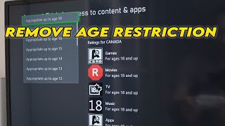 Xbox Series X/S: How To Remove Any Age Restriction (Parental Control)