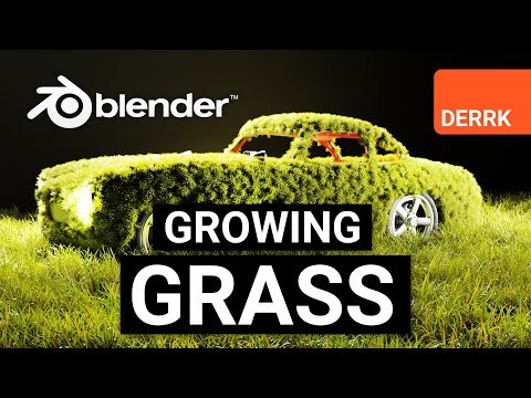 Growing Grass in Blender 2.8
