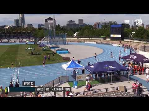 MIXED U15 4X100M FINAL - 2017 SUBWAY STATE RELAY CHAMPIONSHIPS // LAVicTV