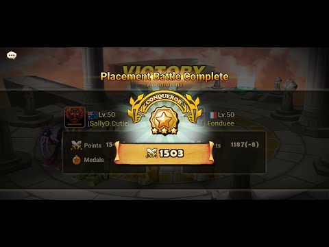 10/10 Win Season 17 Placement RTA - Summoners War