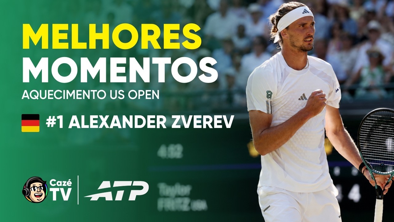 O CABEÇA DE CHAVE Nº 1! VEJA COMO ALEXANDER ZVEREV CHEGA AO US OPEN