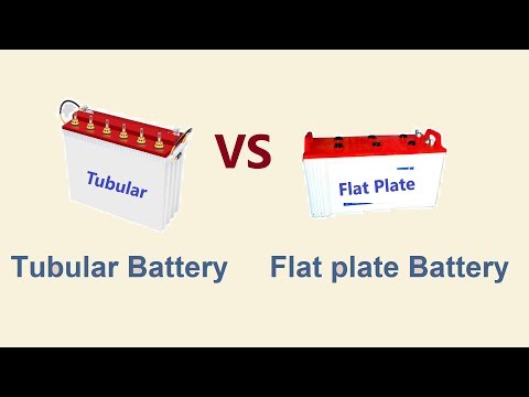 Which is the best battery Tubular battery vs flat plate battery Video