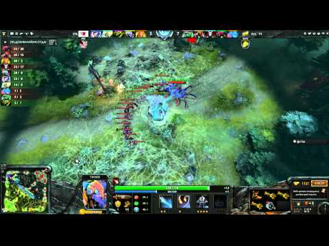 Na'Vi vs DK - Game 1, Winner Bracket Quarter Finals - The International - Russian Commentary