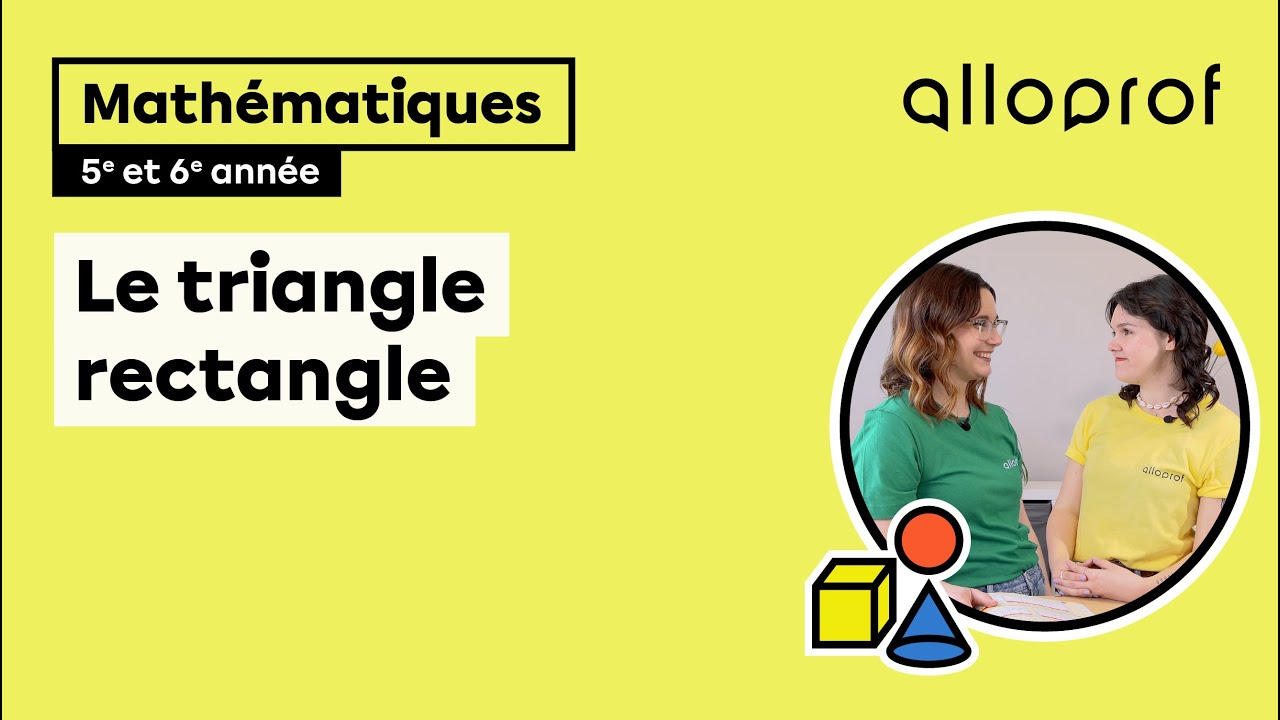 Le triangle rectangle