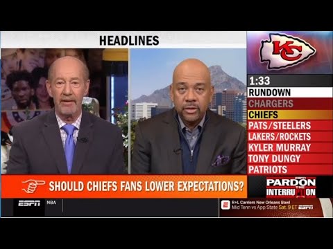 Pardon the Interruption Today 12.14.2018 - Should Chiefs Fans Lower Expectations