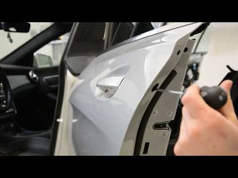 How to remove the exterior door handle  rear door Mercedes CLA 2017