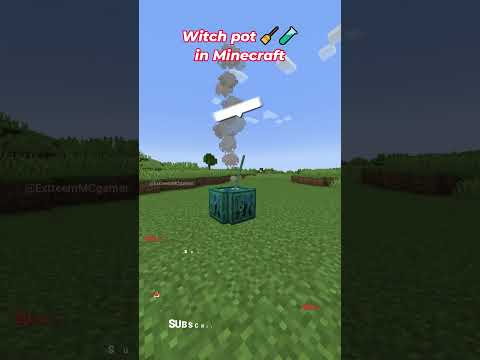 How to build a witch pot in minecraft #shorts #minecraft #tutorial