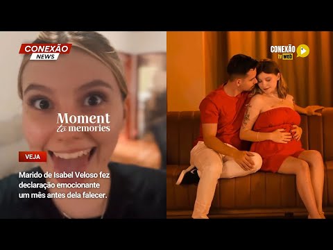 Vídeo: Marido de Isabel Veloso fez declaração emocionante um mês antes dela falecer.
