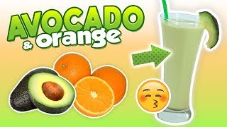 Avocado Orange Smoothie (Filling Breakfast Smoothie Recipe)