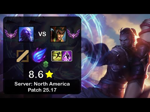 Ryze Mid vs Cassiopeia - NA Master - Patch 25.17