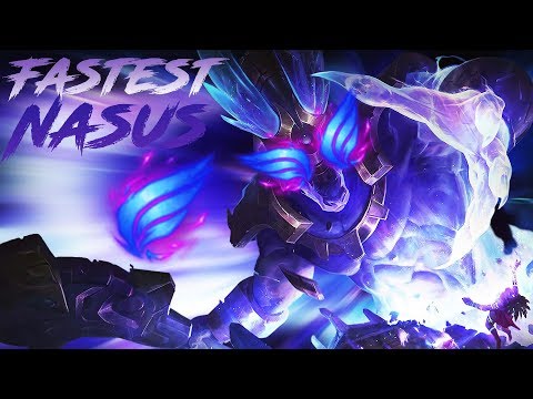 Fastest Nasus SEASON 8 !!! | Gameplay edit | Nobodys Main