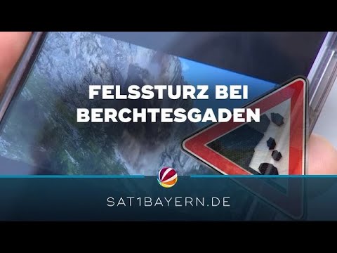 Felssturz im Nationalpark Berchtesgaden: 20 Wanderer per Hubschrauber gerettet