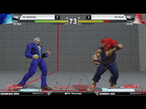 Asst Matches 1 ft Santhrax, Punk - Next Level Battle Circuit v.65 - Street Fighter V [1080p/60fps]