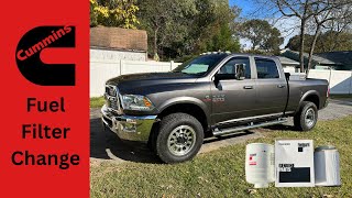 13-18 RAM 6.7 Cummins Diesel Fuel Filter Replacement (BOTH)