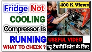 Fridge Not Cooling, Compressor Is Running — What to Check?