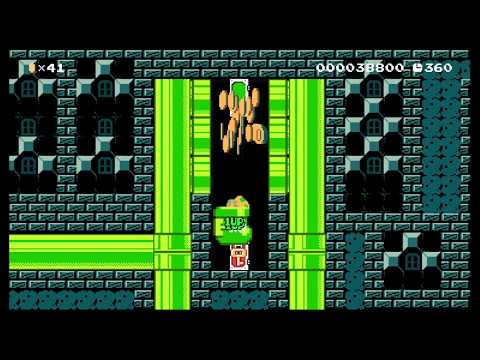 Spooky Cannonballs! by Undodog - SUPER MARIO MAKER - NO COMMENTARY 1bf