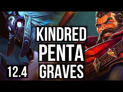 KINDRED vs GRAVES (JNG) | Penta, Rank 5 Kindred, Legendary, 13/4/9 | JP Grandmaster | 12.4