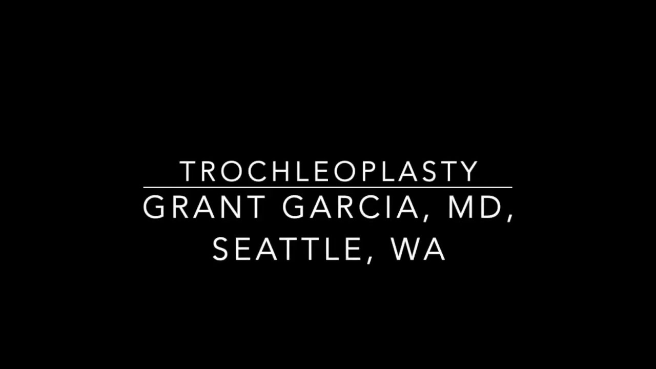 Dr. Garcia demonstrates his trochleoplasty technique