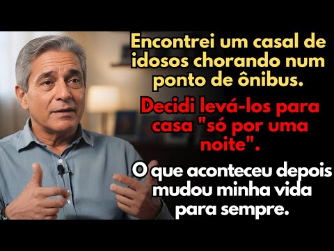 Encontrei Um Casal De Idosos Abandonados Chorando em um Ponto De Ônibus. O Que Descobri Mudou tudo..