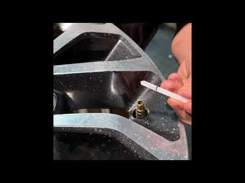 Measuring the valve stem well for Rapid Precision Valve Fitment