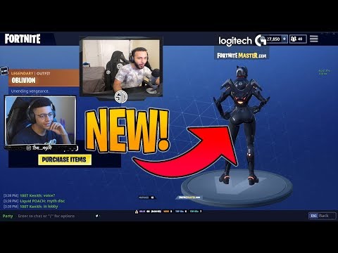 STREAMERS REACT TO *NEW* OBLIVION SKIN IN FORTNITE