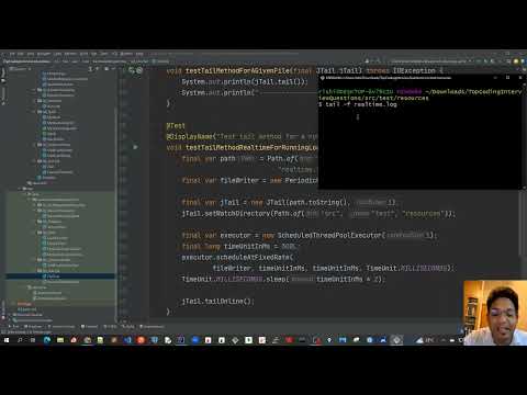 38 Implement Unix Tail Command In Java Solution Code Demo 6