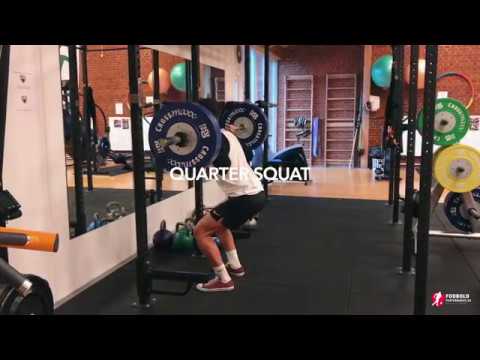 Quarter squat barbell