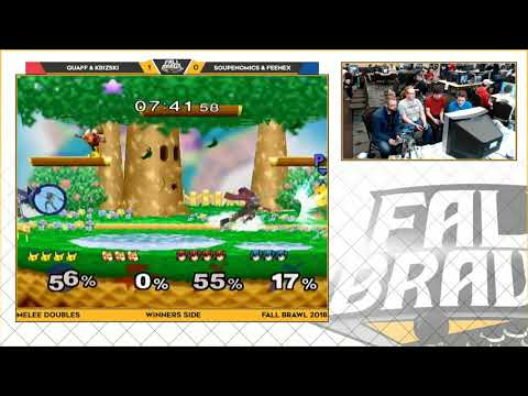 Fall Brawl 2018: Quaff + Krizski vs. Soupenomics + Feenex - SSBM Dubs