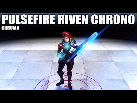 Pulsefire Riven Chrono Chroma 2020 - League Of Legends